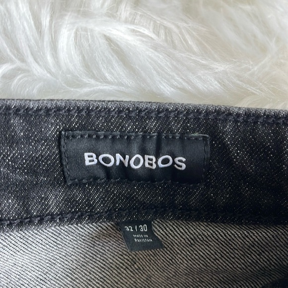 NWOT Bonobos Men’s Jeans Slim Fit Size 32x30 Black Wash - Picture 7 of 13